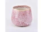 home decor speckled ceramic candle holders