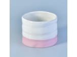 lovely pink ceramic candle holder