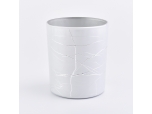 silver white glass candle holder home decoration