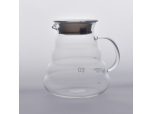 unique design borosilicate coffee glass pot