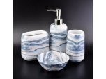 wholesale beautiful design of ceramic bath gift sets for home decoration